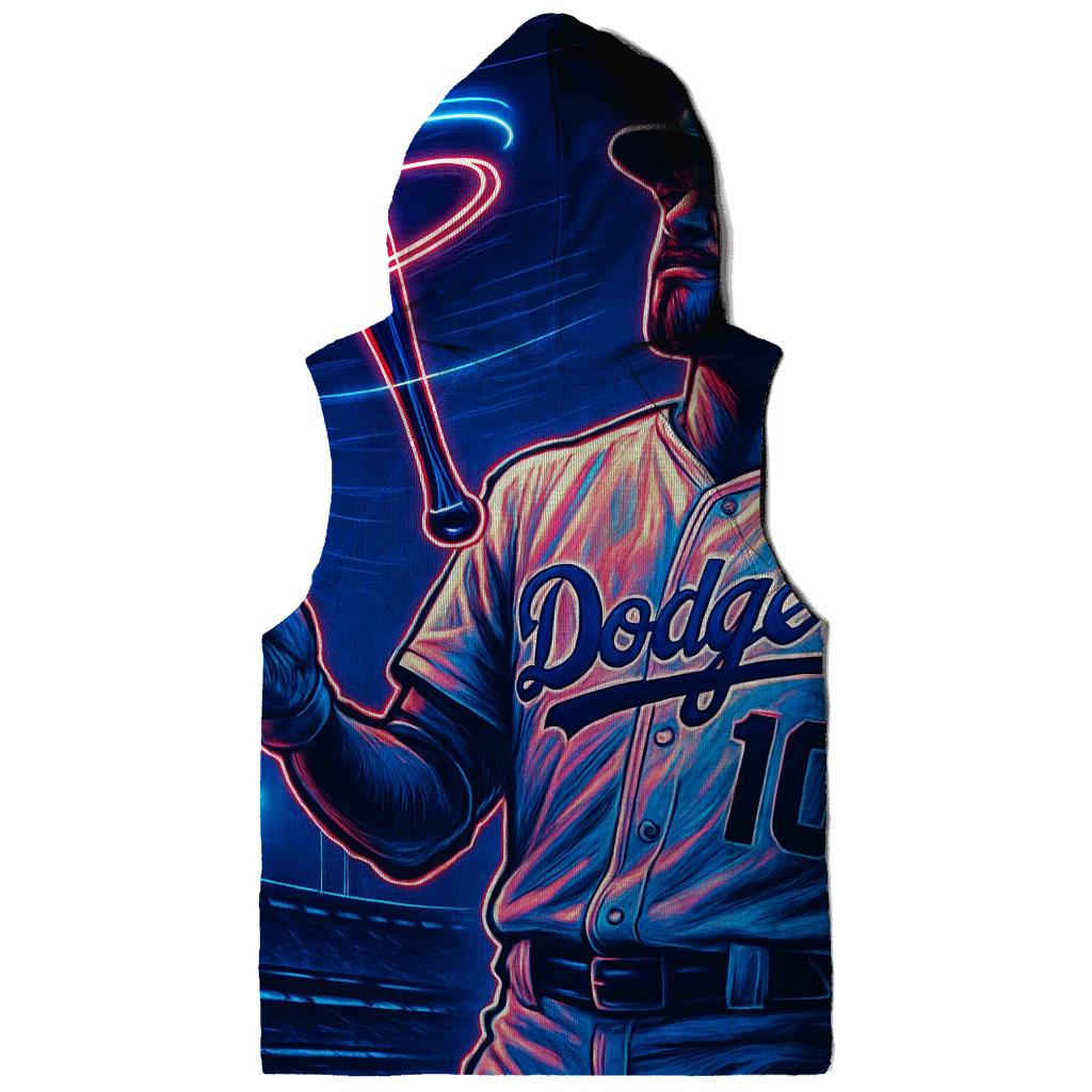 Neon Orbit Bat Flip custom hoodies