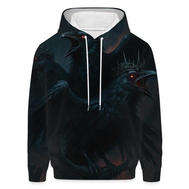 Choir Of The Thorn Crowned Ravens designer hoodies