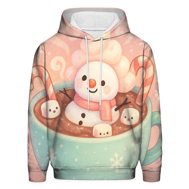 Snowman Hot Cocoa Spa Day hoodies fashion