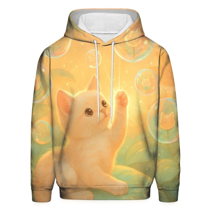 Sunrise Bubble Garden Cat hoodie designs
