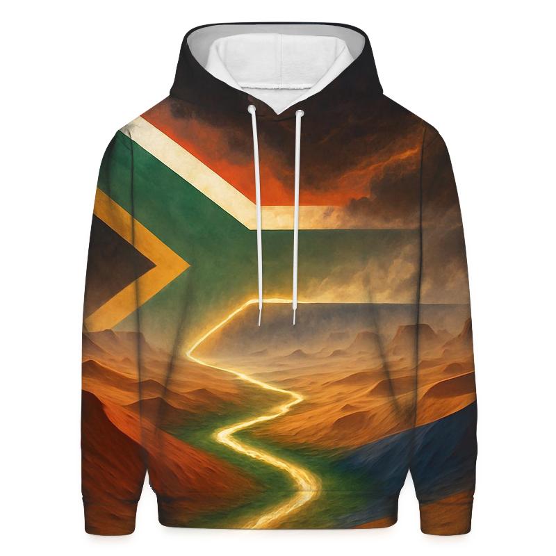 South African Flag Desert Mirage hoodie designs