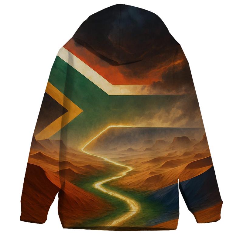 South African Flag Desert Mirage hoodie designs
