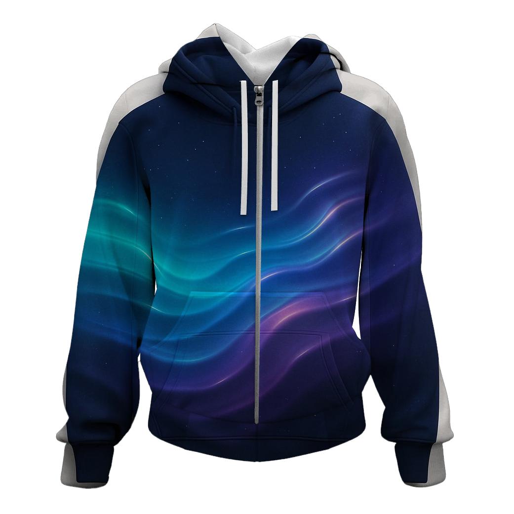 Aurora Tidal Gradient custom hoodies