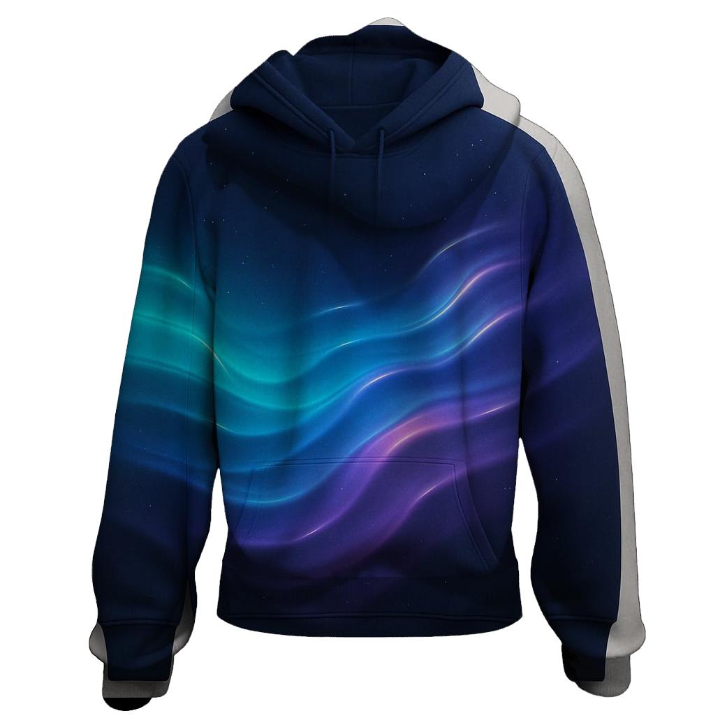 Aurora Tidal Gradient custom hoodies