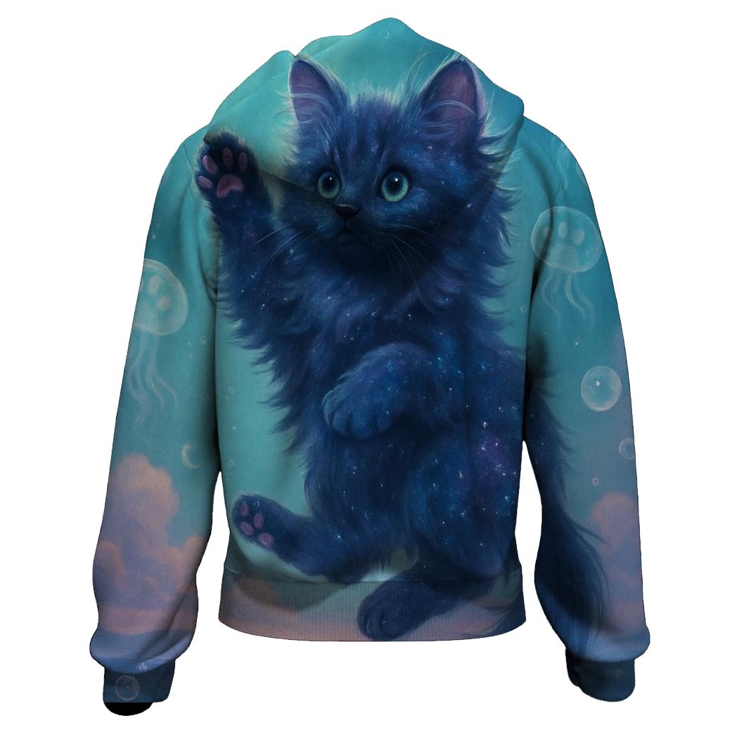 Celestial Jellyfish Cat Drift pullover hoodies