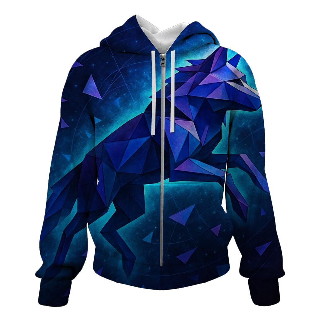 Astral Origami Wolf premium hoodies