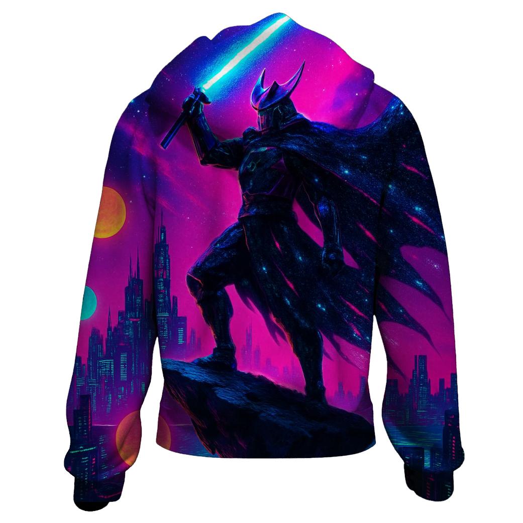 Astral Samurai Over Neon Worlds hoodies fashion