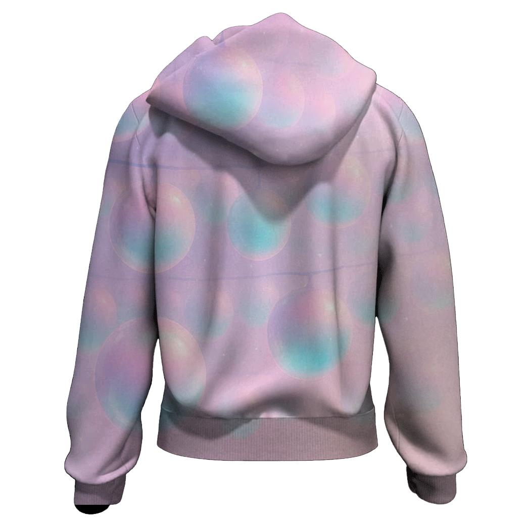 Nebula Orchard Gradient zip-up hoodies
