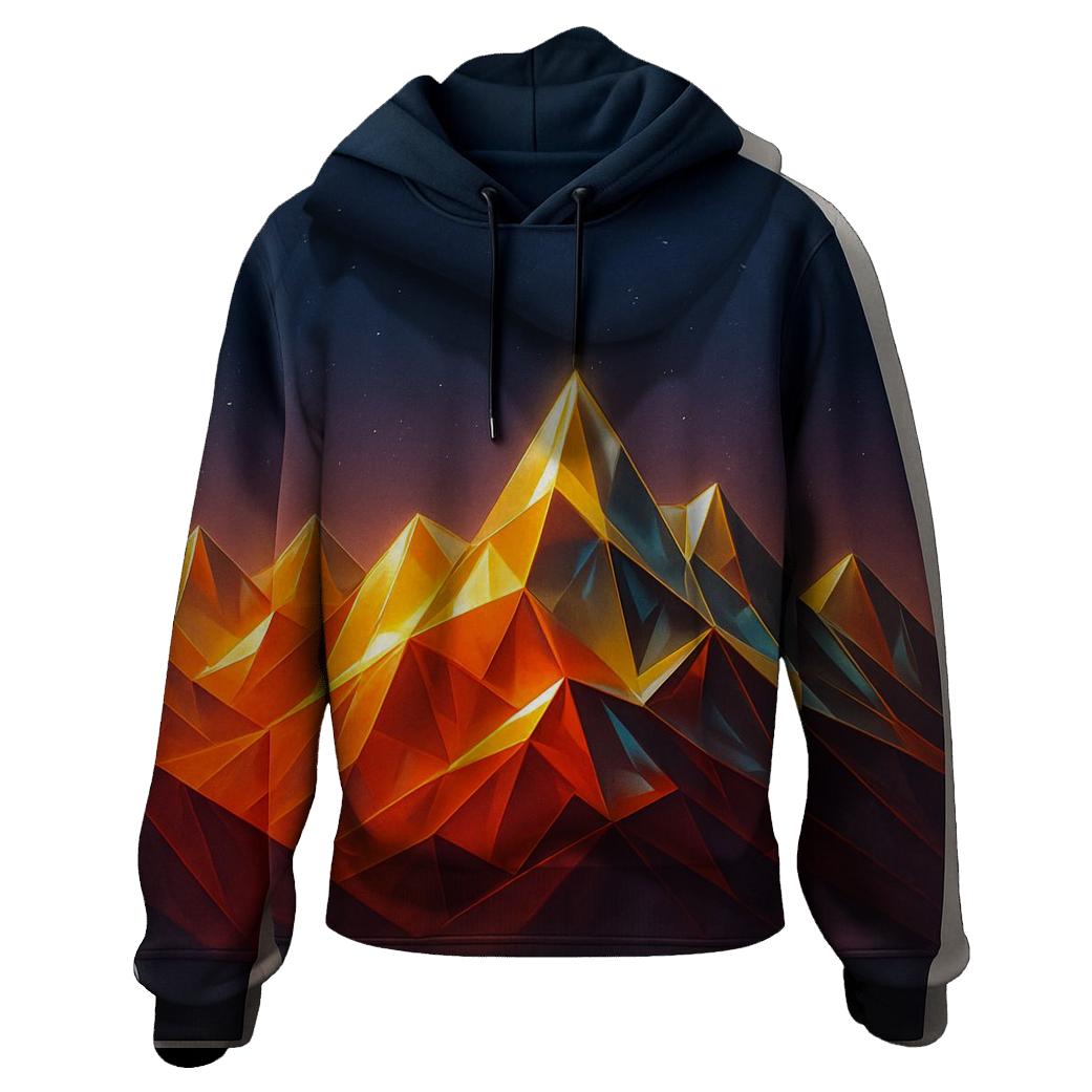 Prismatic Horizon Drift printed hoodies