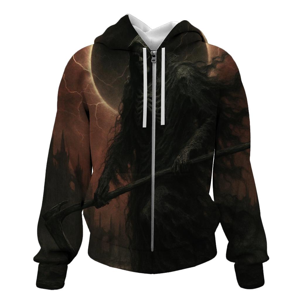 Harbinger Of The Ashen Eclipse embroidered hoodies
