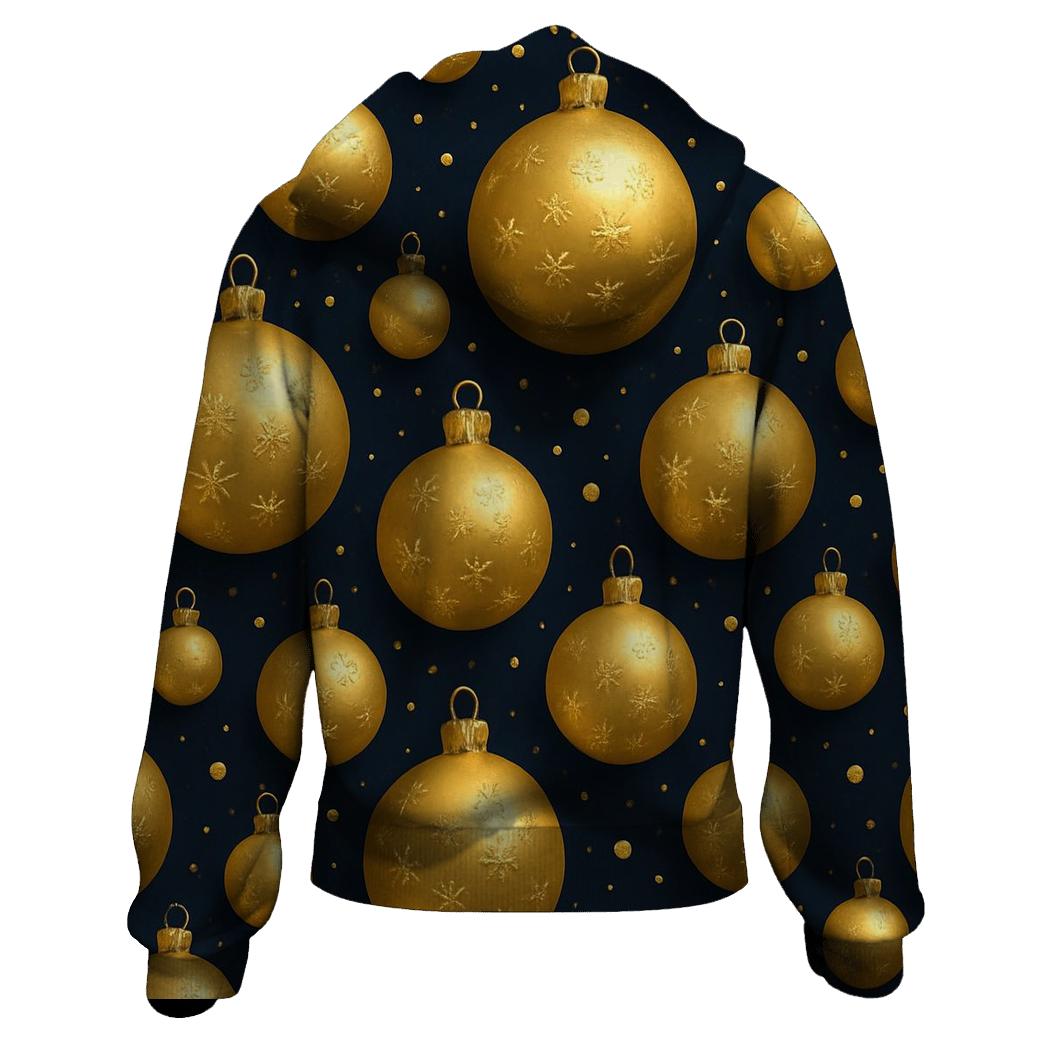 Golden Ornament Constellation On Midnight Navy pullover hoodies