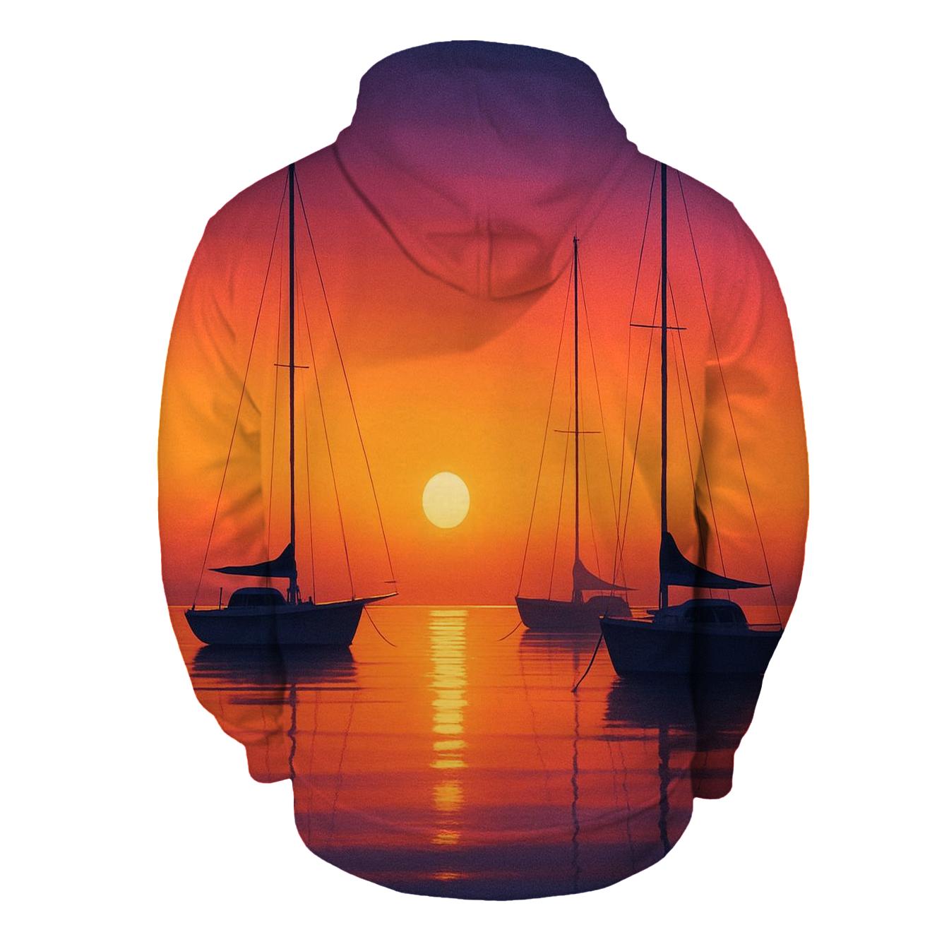 Silent Harbor Emberglass zip-up hoodies