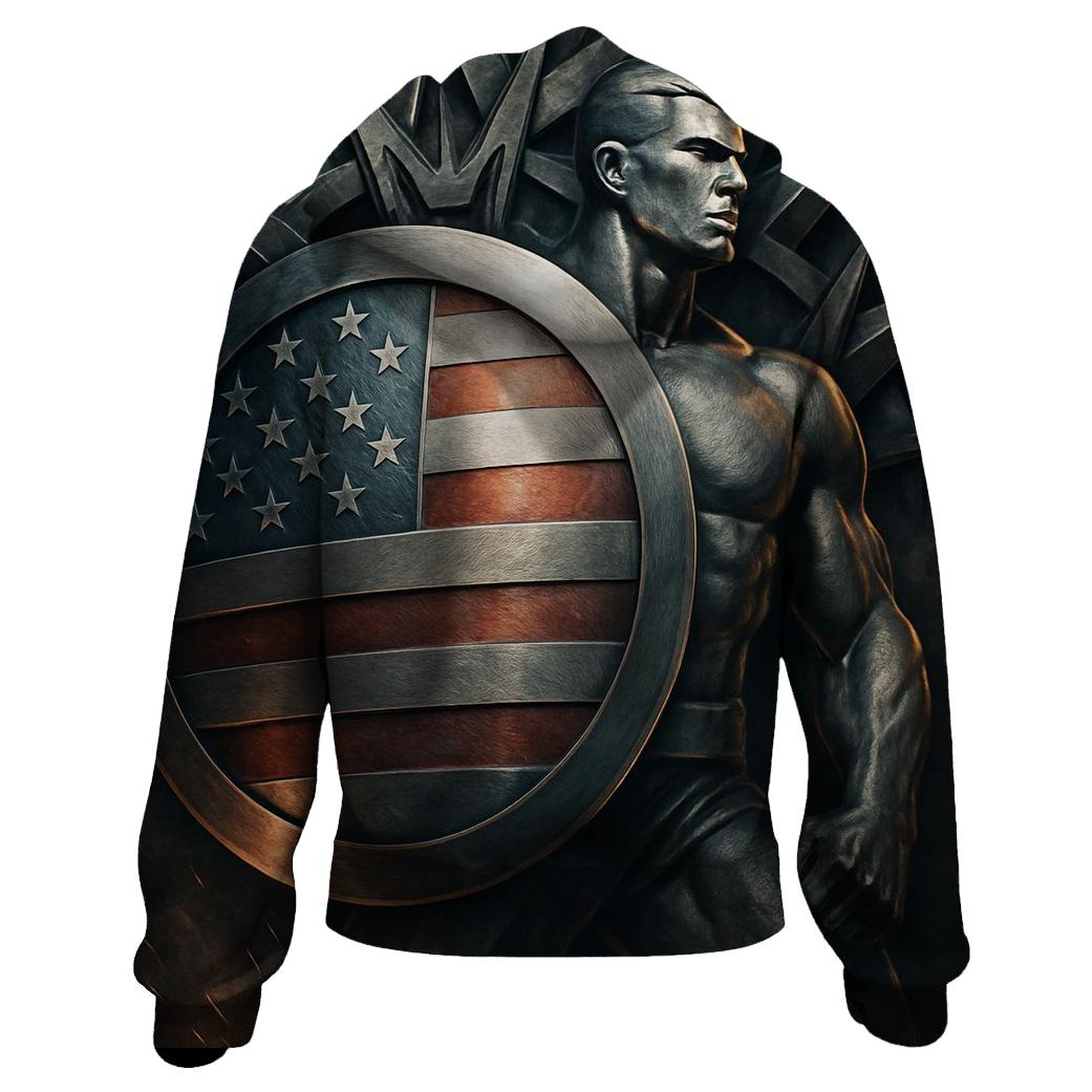 Steel Atlas Of The American Flag hoodie trends