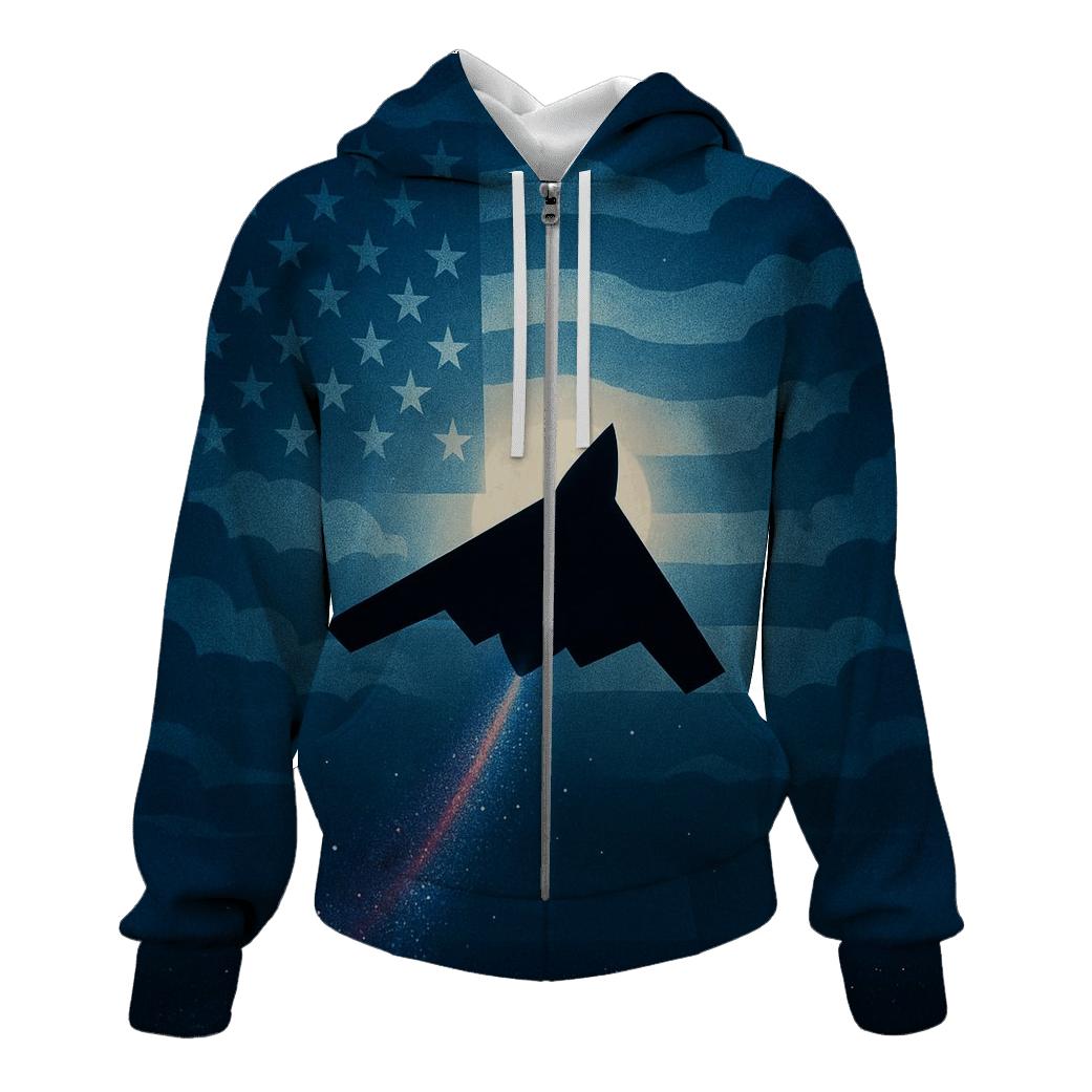 Silent Flight Of Freedom premium hoodies