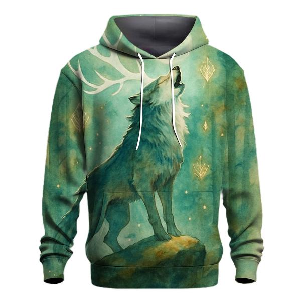 Forest Spirit Howl pullover hoodies