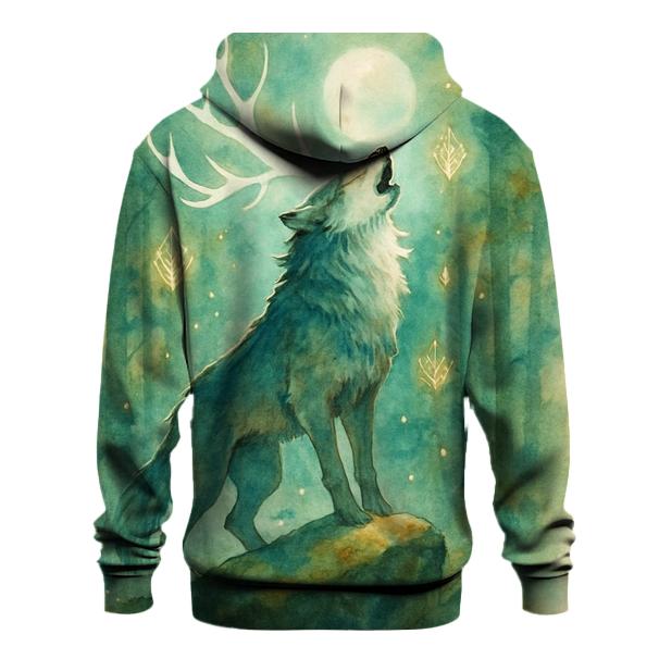 Forest Spirit Howl pullover hoodies