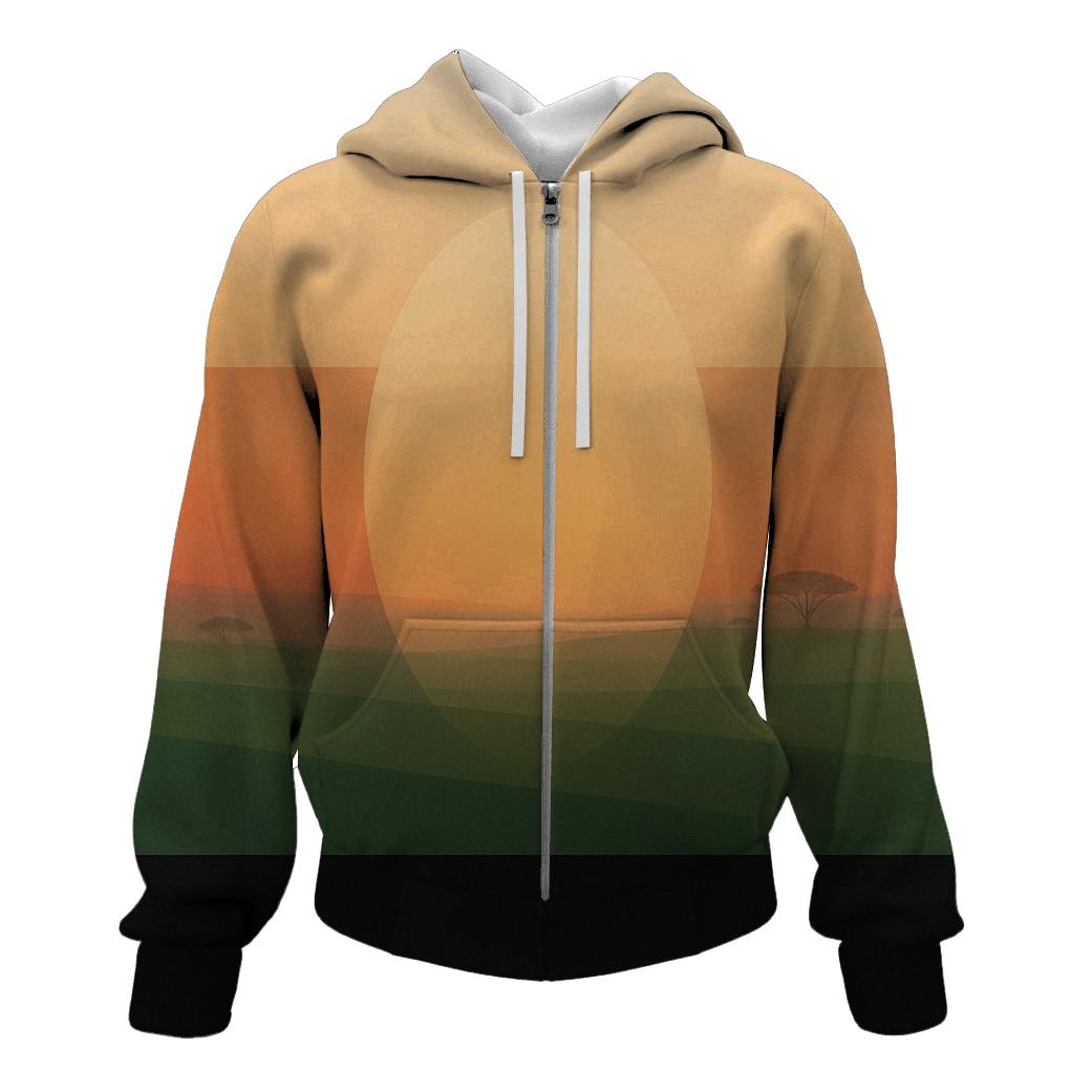 Kenyan Savannah Spear Horizon pullover hoodies