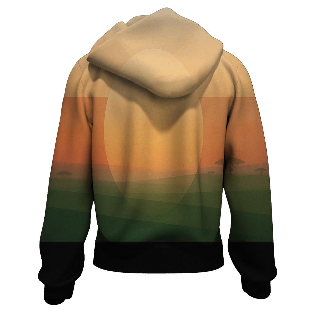 Kenyan Savannah Spear Horizon pullover hoodies