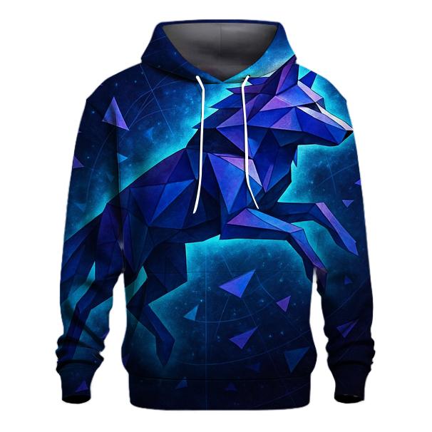 Astral Origami Wolf zip-up hoodies