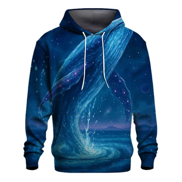 Celestial Whale Of The Spiral Tides zip-up hoodies
