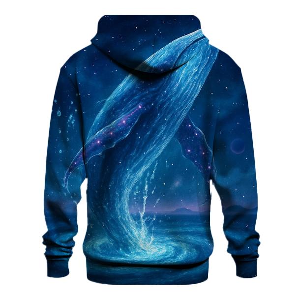 Celestial Whale Of The Spiral Tides zip-up hoodies