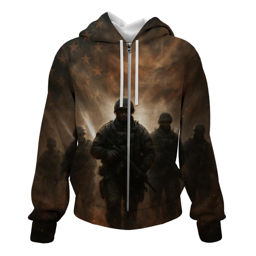 Rising From The Dust Of Conflict custom hoodies