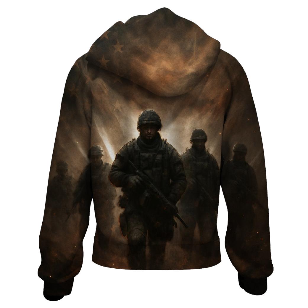 Rising From The Dust Of Conflict custom hoodies