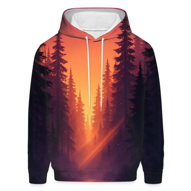 Forest Canopy Afterglow heavyweight hoodies