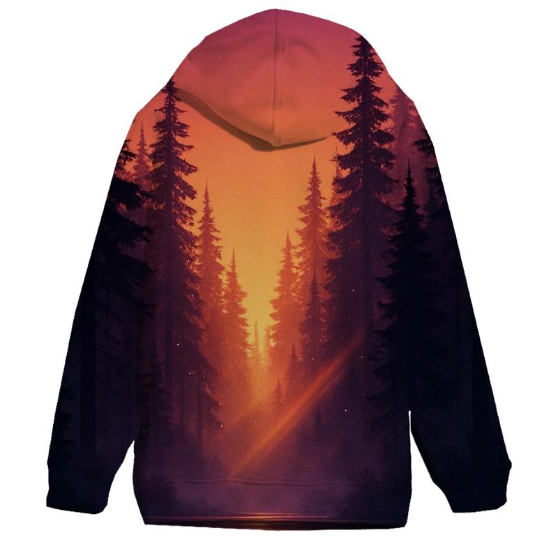Forest Canopy Afterglow heavyweight hoodies