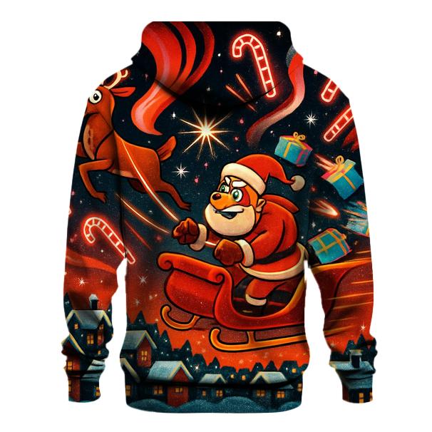 Galactic Reindeer Sleigh Parade hoodie trends