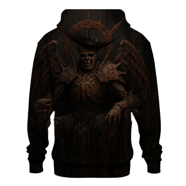 Throne Of Rusted Haloes zip-up hoodies