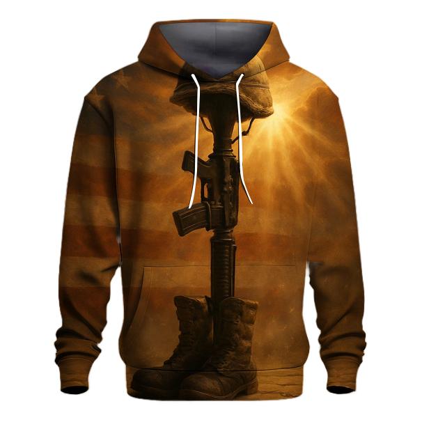 Last Light On The Battlefield Cross designer hoodies