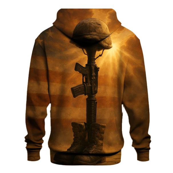 Last Light On The Battlefield Cross designer hoodies