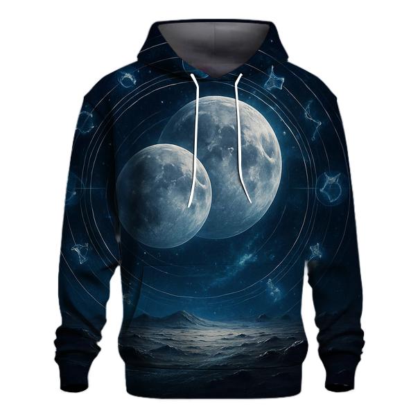 Chrono Rings Of The Twin Moons designer hoodies