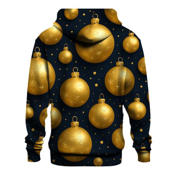 Golden Ornament Constellation On Midnight Navy lightweight hoodies