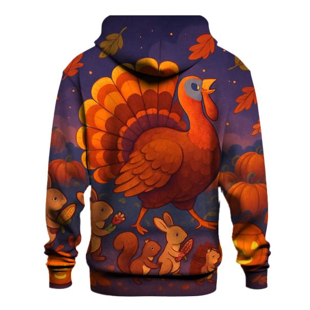 Turkey Parade In The Pumpkin Patch hoodie styles