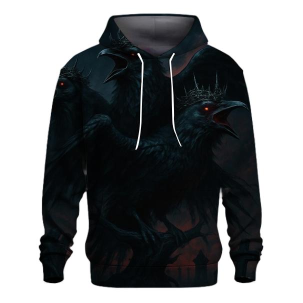 Choir Of The Thorn Crowned Ravens zip-up hoodies