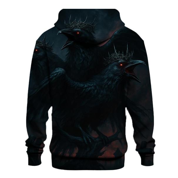 Choir Of The Thorn Crowned Ravens zip-up hoodies