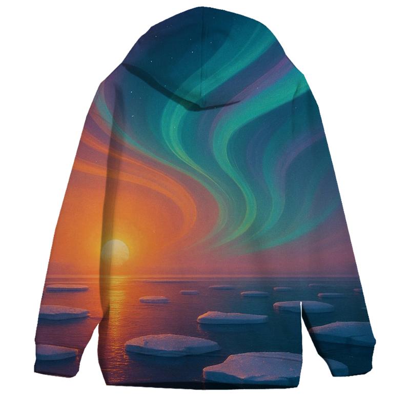 Aurora Sunset Drift hoodie designs