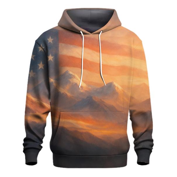 Mountain Dawn Star Spangled Horizon pullover hoodies