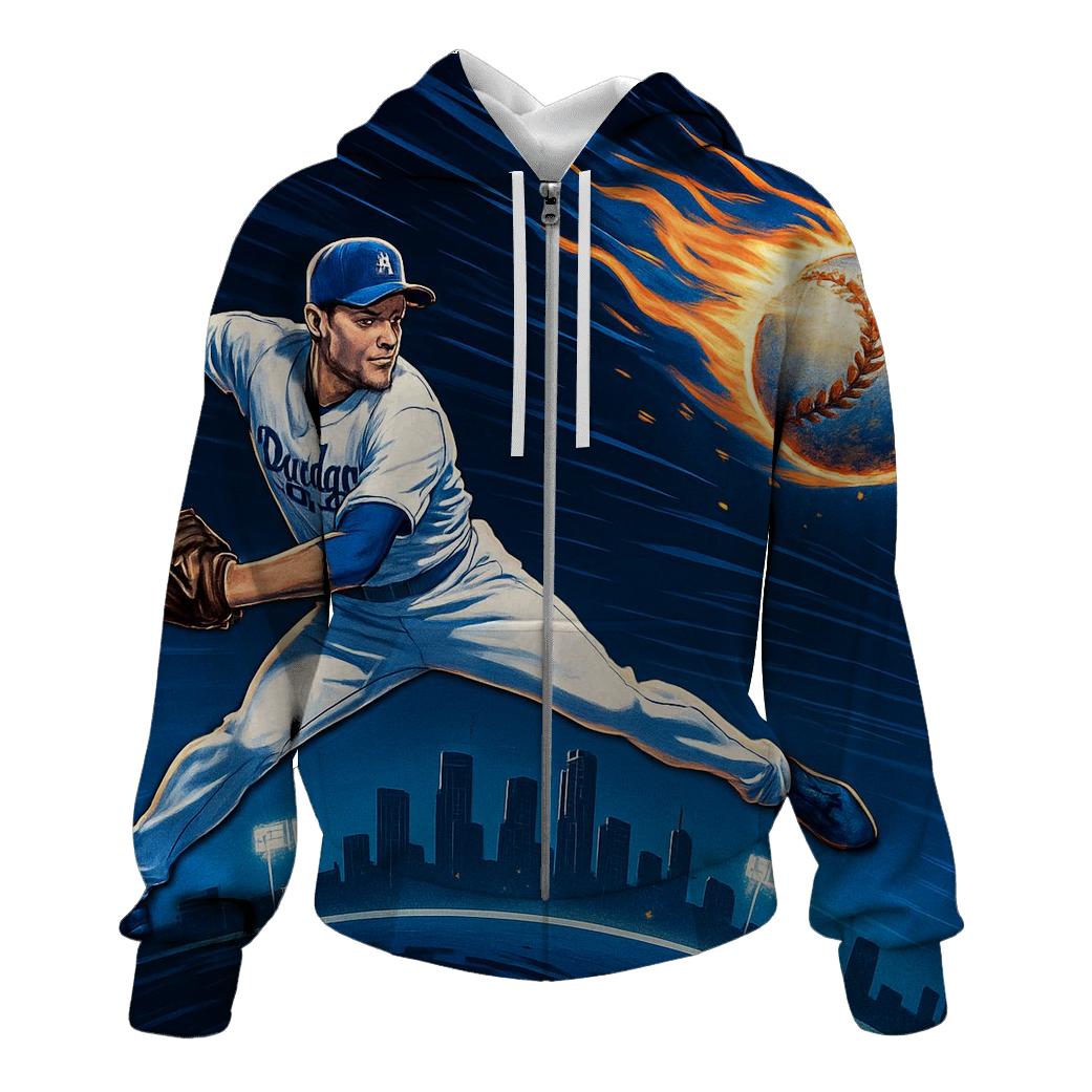 Skyline Fastball Meteor Shower embroidered hoodies