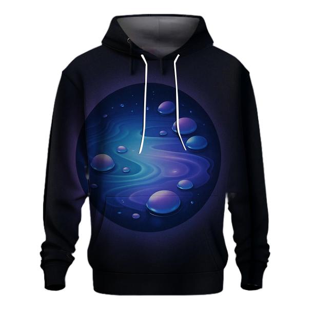 Galactic Tide Pool Gradient zip-up hoodies