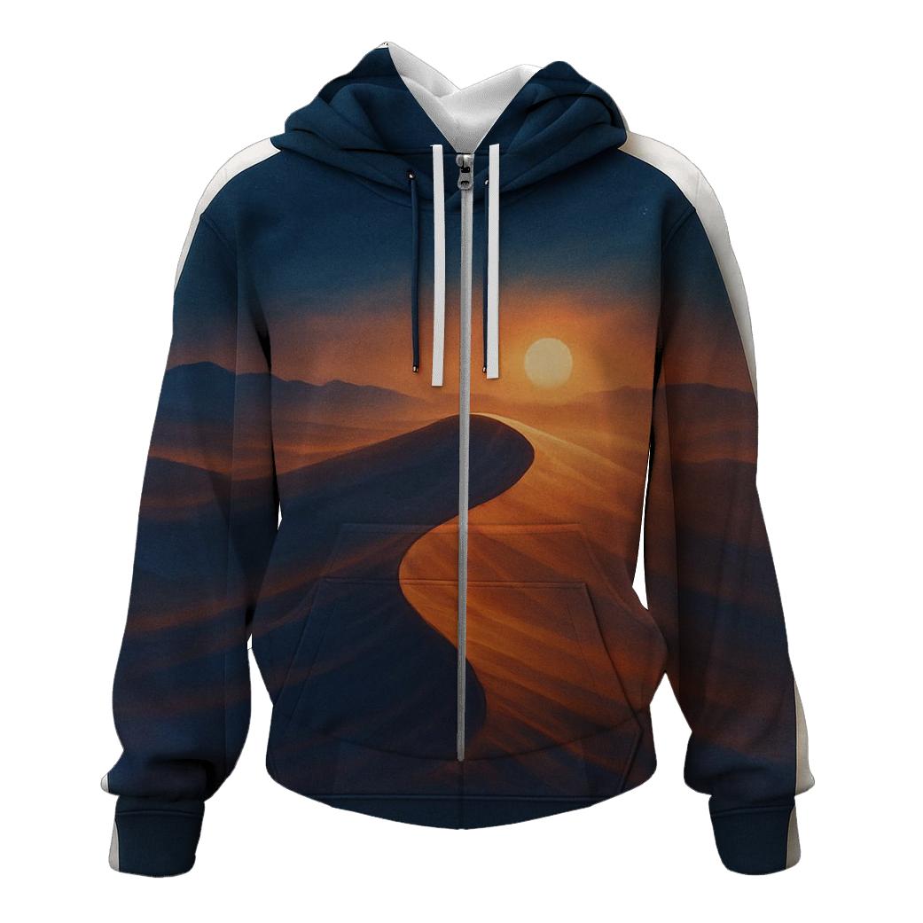 Desert Echoes At Dusk graphic hoodies