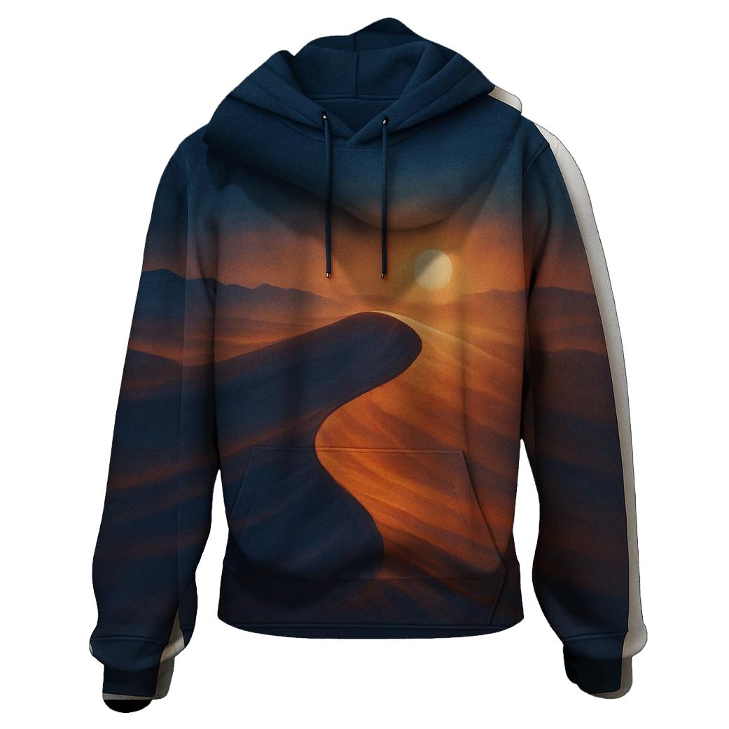 Desert Echoes At Dusk graphic hoodies