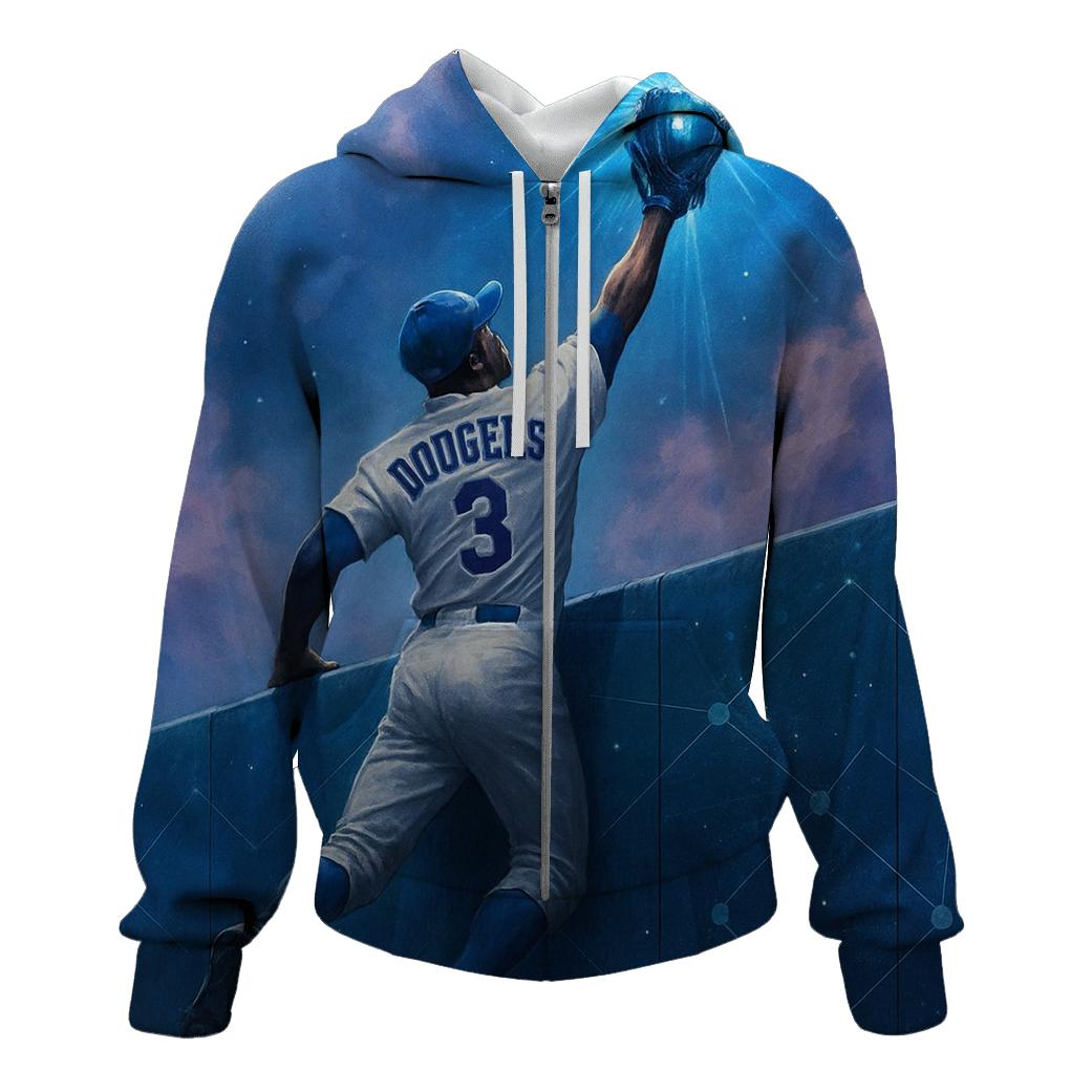 Celestial Catch At The Wall printed hoodies