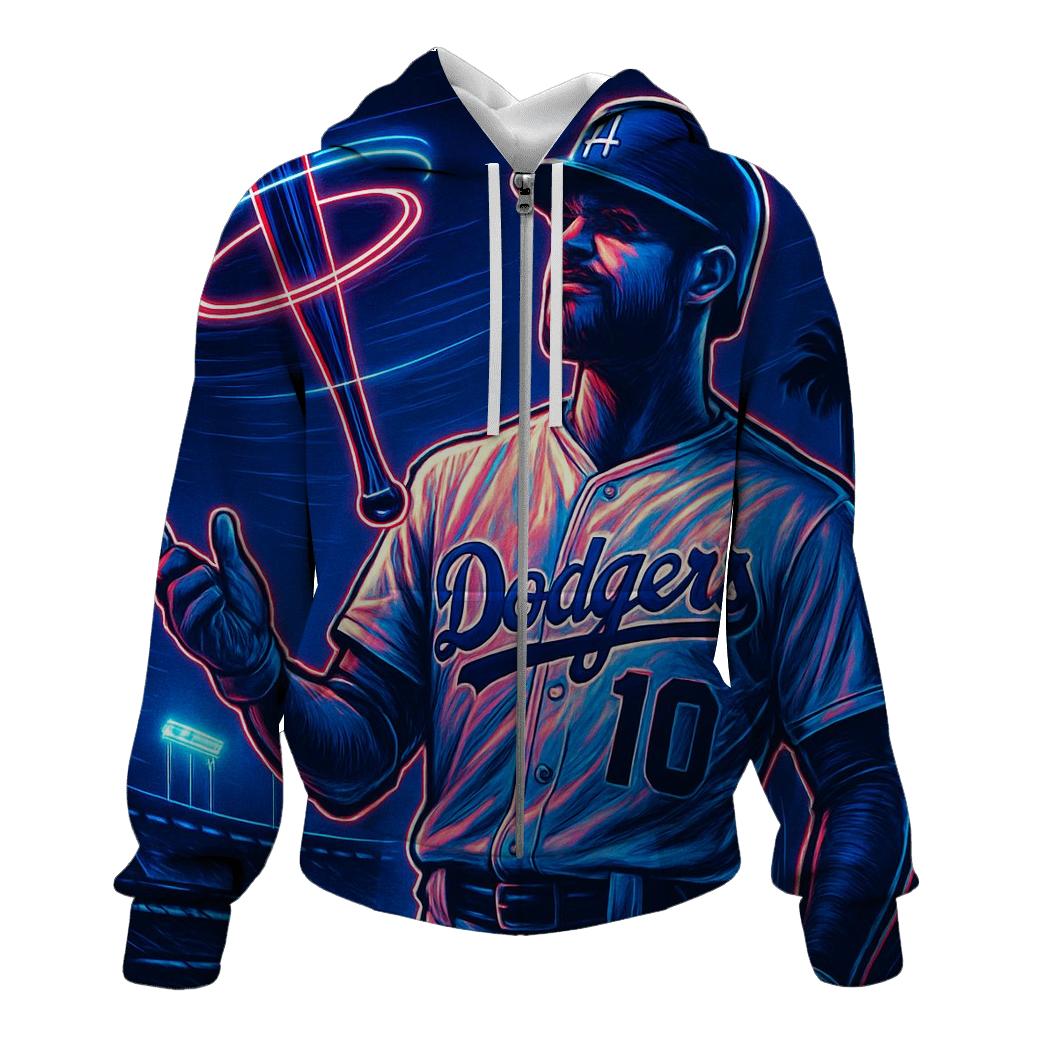 Neon Orbit Bat Flip heavyweight hoodies