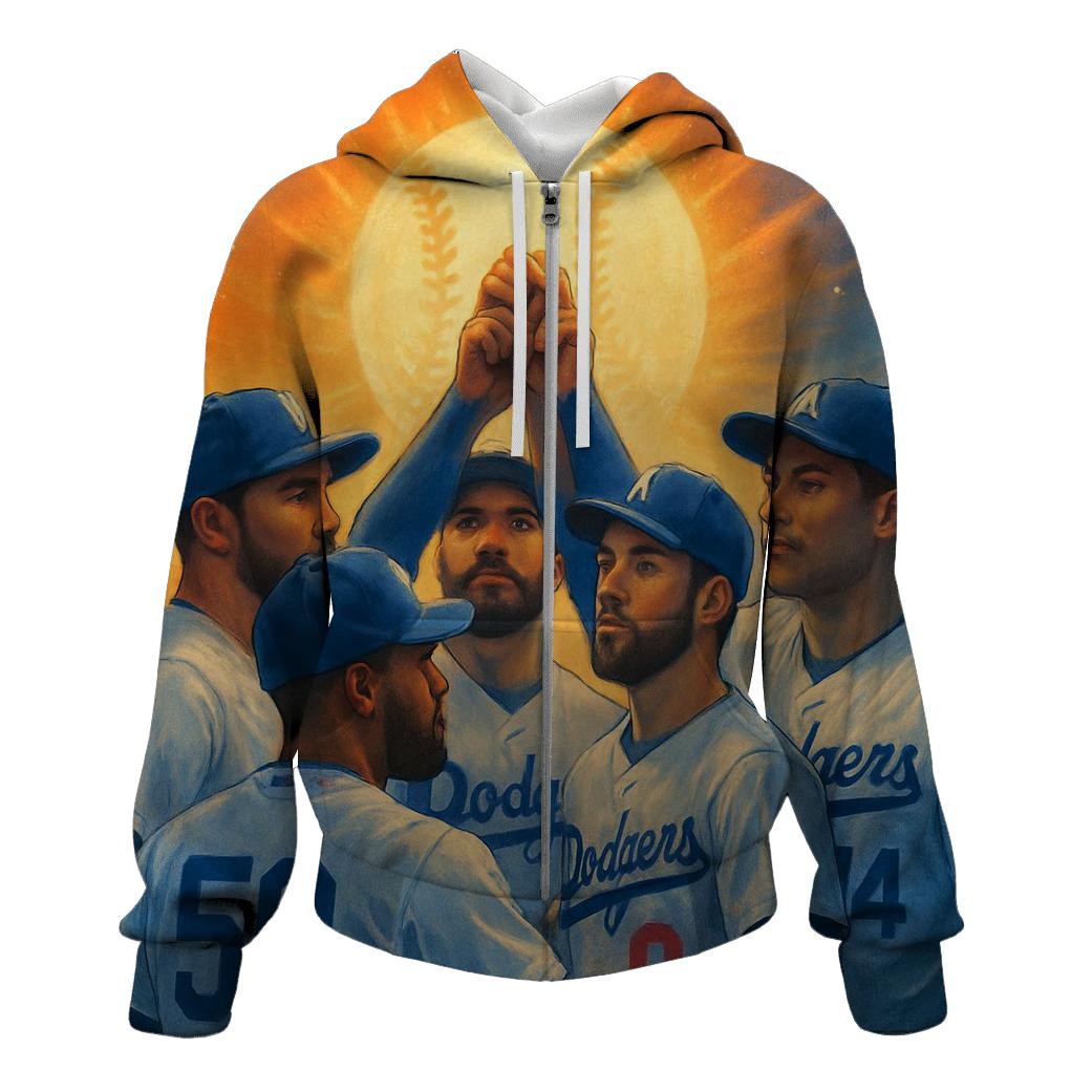 Cosmic Dugout Brotherhood graphic hoodies