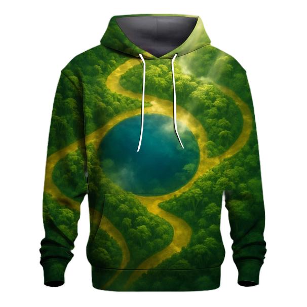 Brazilian Rainforest Heartbeat pullover hoodies