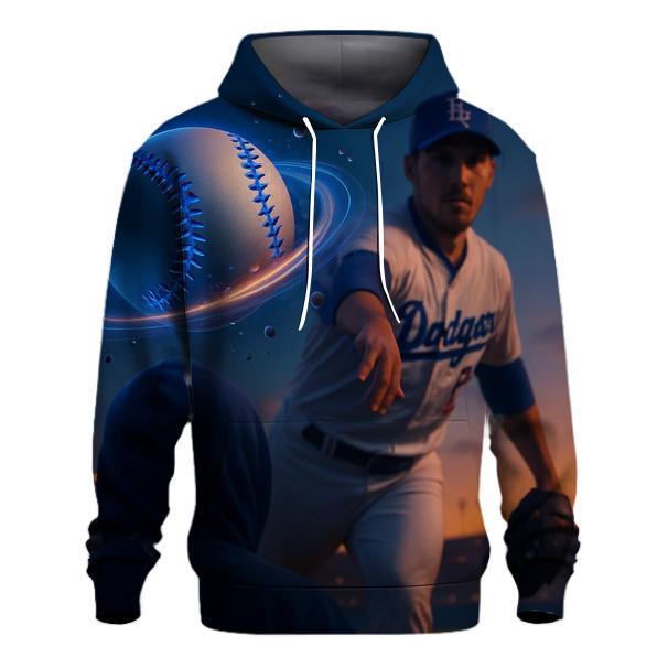 Galaxy Curveball Horizon printed hoodies
