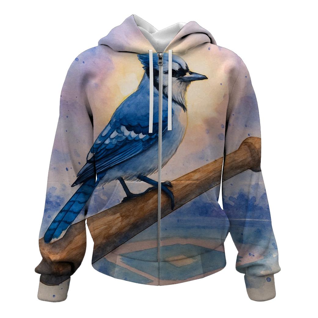 Twilight Nest Diamond With Blue Jays Energy premium hoodies